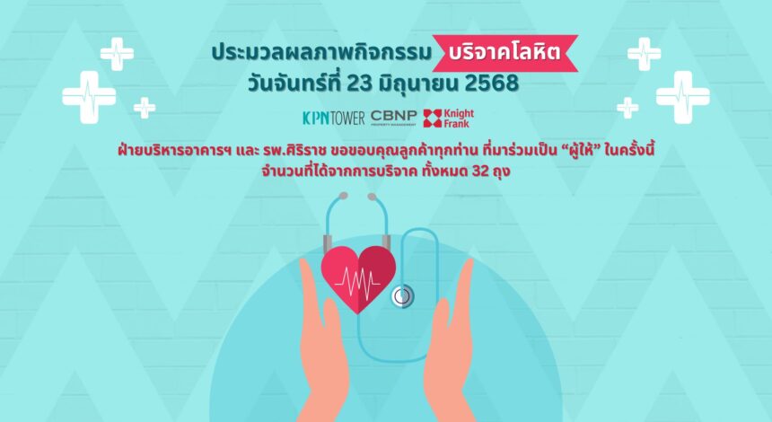 ประมวลภาพกิจกรรม บริจาคโลหิตครั้งที่ 2/2568