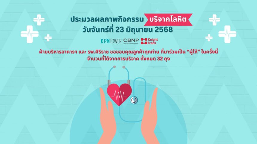 ประมวลภาพกิจกรรม บริจาคโลหิตครั้งที่ 2/2568