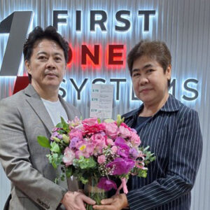อาคาร KPN Tower ร่วมแสดงความยินดีในโอกาสครบรอบ 20 ปี บริษัท First One Systems